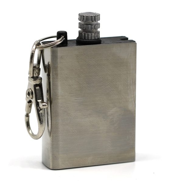 Flint Fire Starter Matches Portable Bottle Shaped Survival Tool Lighter Kit for Outdoor NO OIL