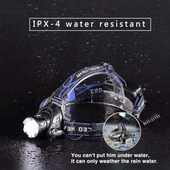 Waterproof 3 modes Zoomable Head lamp 1
